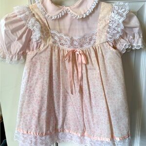 Vintage Little Girls 4T Formal Dresss
